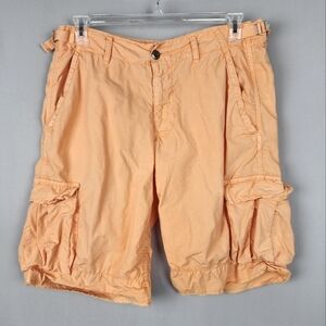 Paperbacks Mens Cargo Shorts Mineral Blush Sz 33